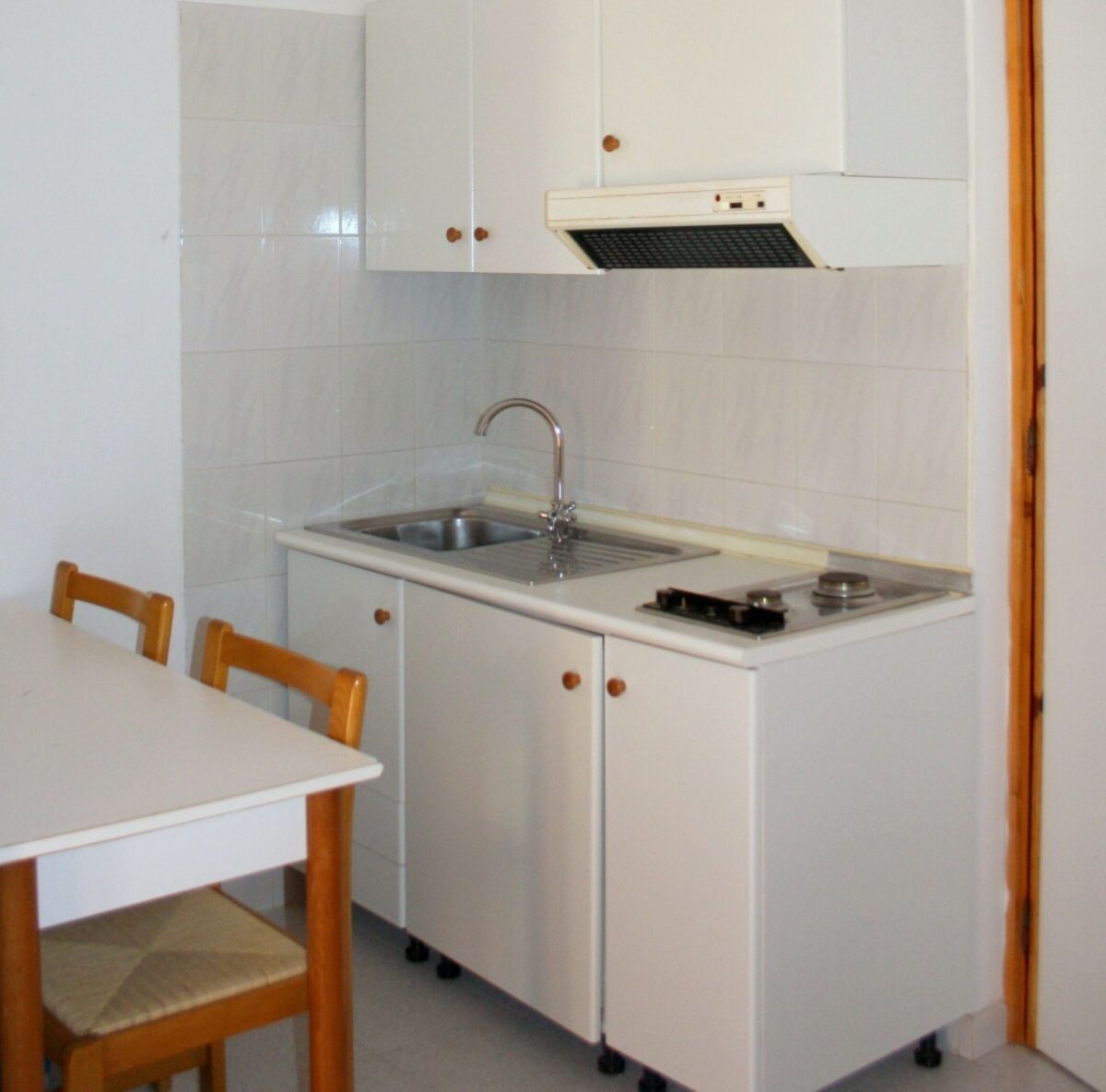 Cucina attrezzata nel monolocale 1/2 persone a Villa Agrimare